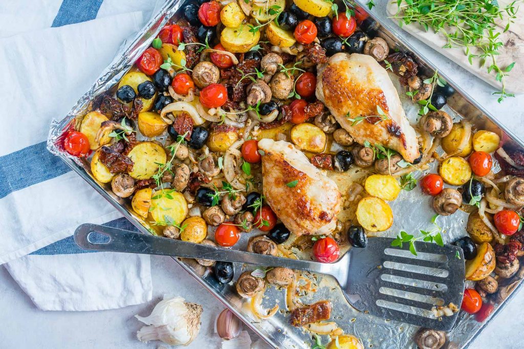 Clean Food Pan Tuscan Chicken