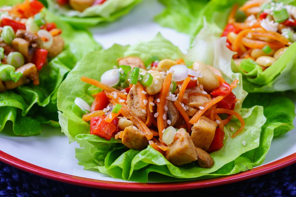 Clean Eating Teriyaki Chicken Lettuce Wraps