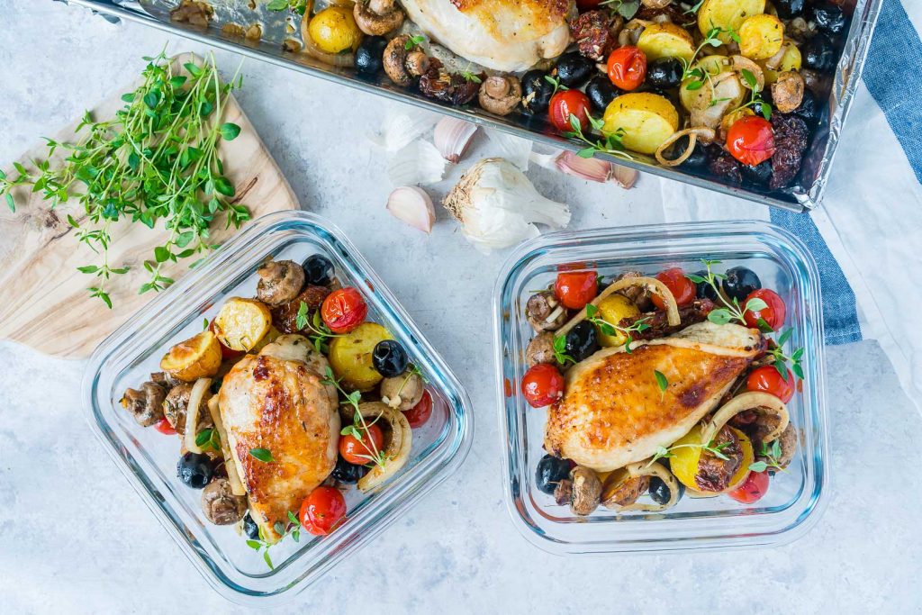 Eat Clean Tuscan Chicken Meal Prep