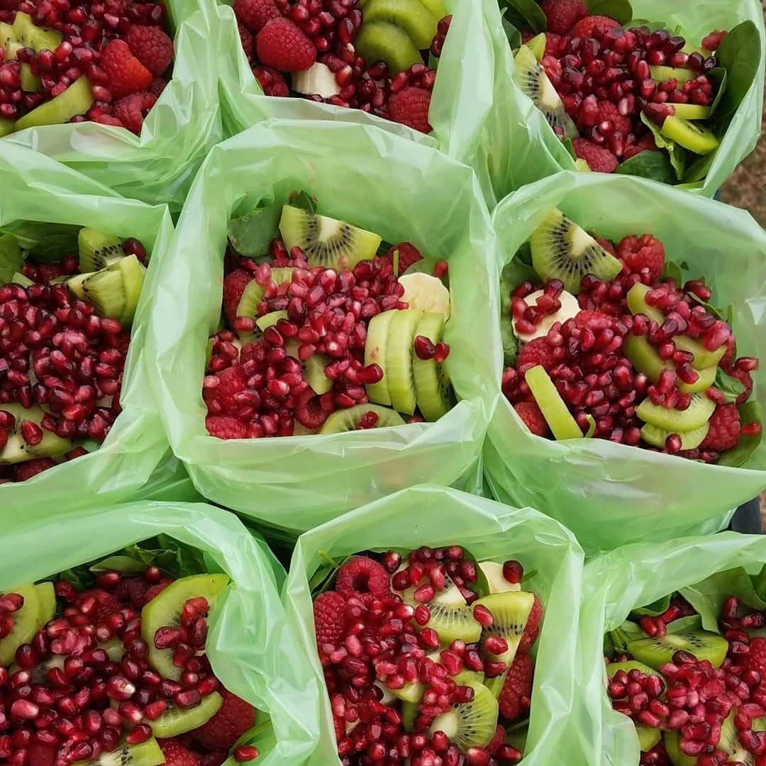 Recipe for Red Berry Green Smoothie Prep Packs