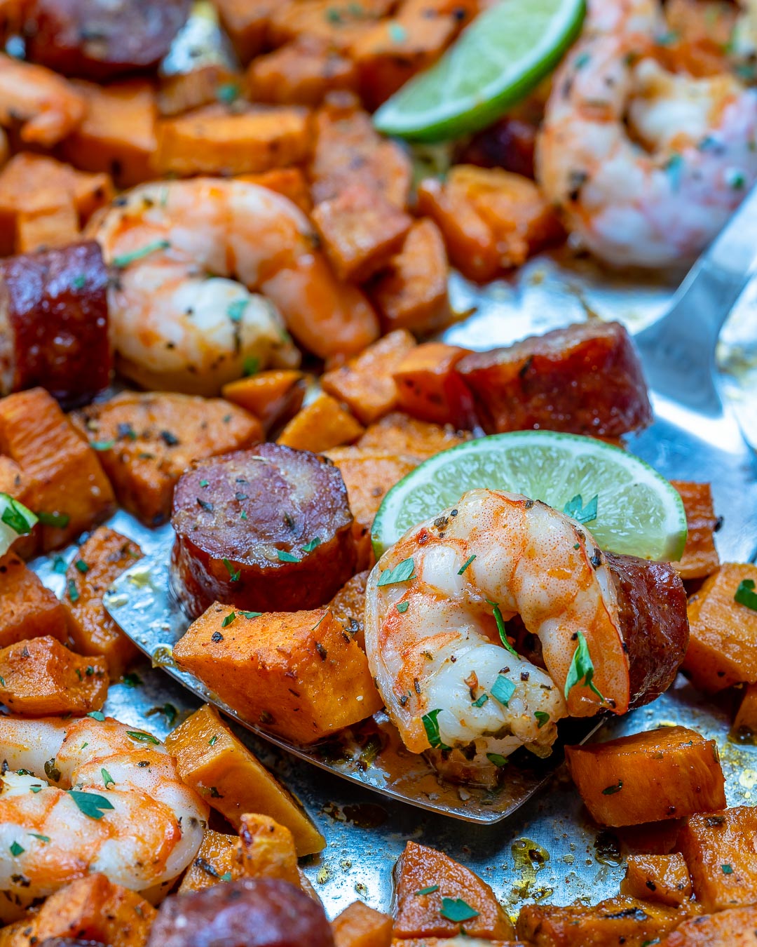 Delicious Sheet Pan Shrimp Boil with Ranch Sauce