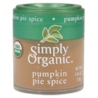 Amazon.com : Simply Organic Organic Mini Pumpkin Pie Spice-0.46 Oz : Grocery & Gourmet Food 